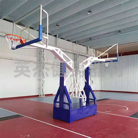 凹箱仿液壓配鋼化籃板(ban)籃球架